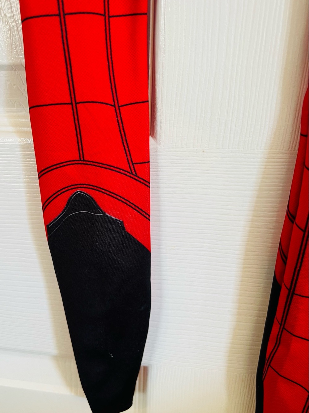 Marvel Spider-Man Kids Red & Black Costume Full Body Suit & Mask, Size S - Picture 8 of 16